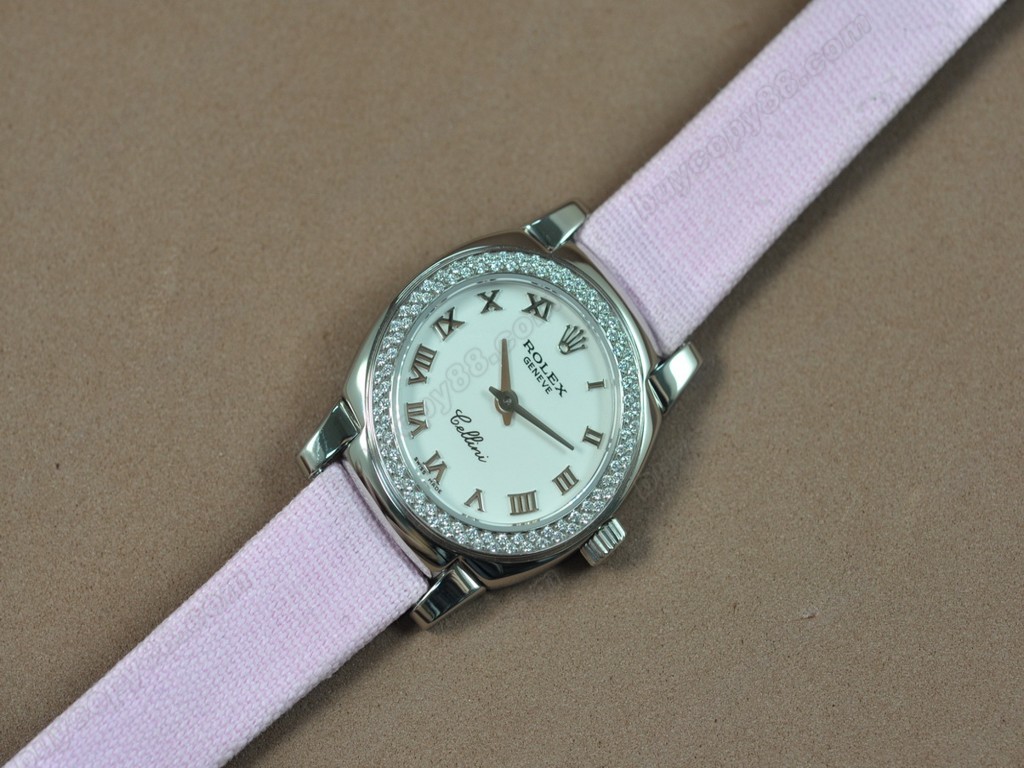 勞力士【女性用】Cellini 26mm SS/LE Diam Bel Ronda 762石英機芯搭載3