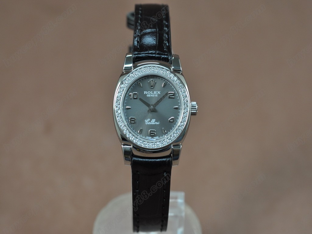 勞力士【女性用】Cellini 26mm SS/LE Diam Bel Ronda 762石英機芯搭載0