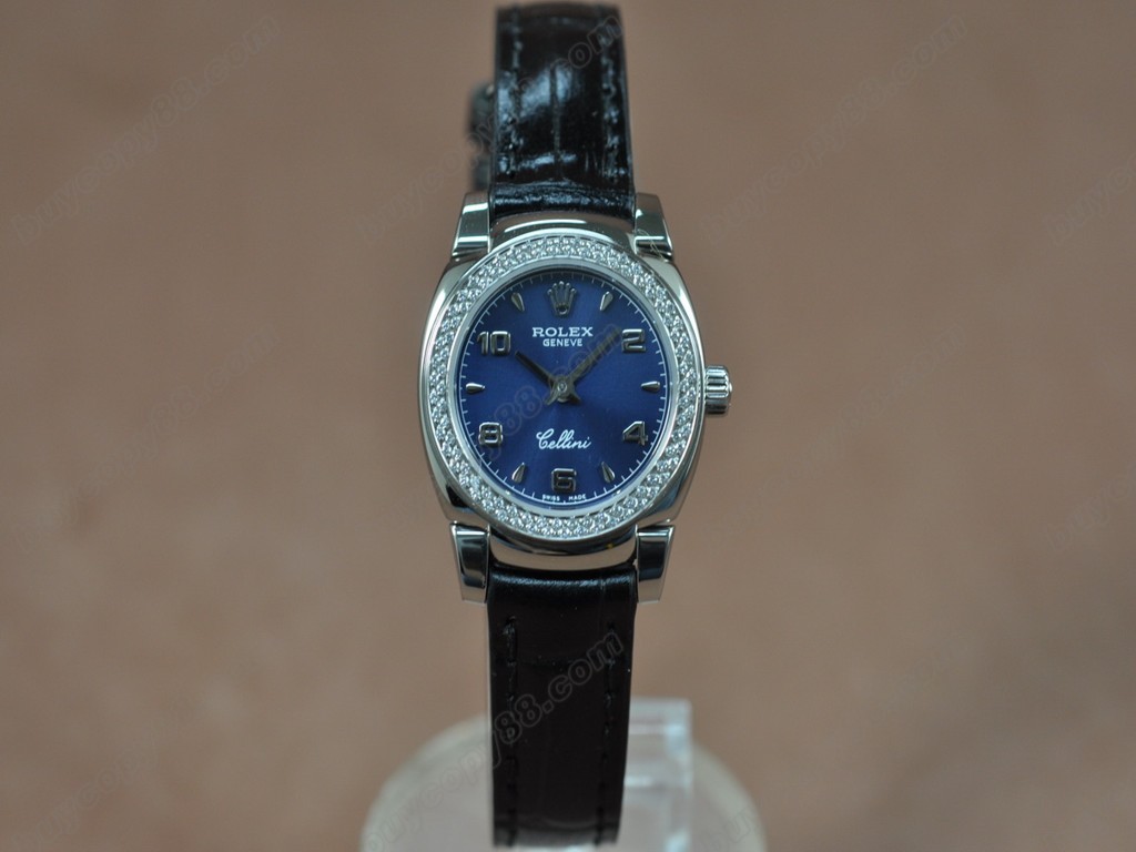 勞力士【女性用】Cellini 26mm SS/LE Diam Bel Ronda 762石英機芯搭載7