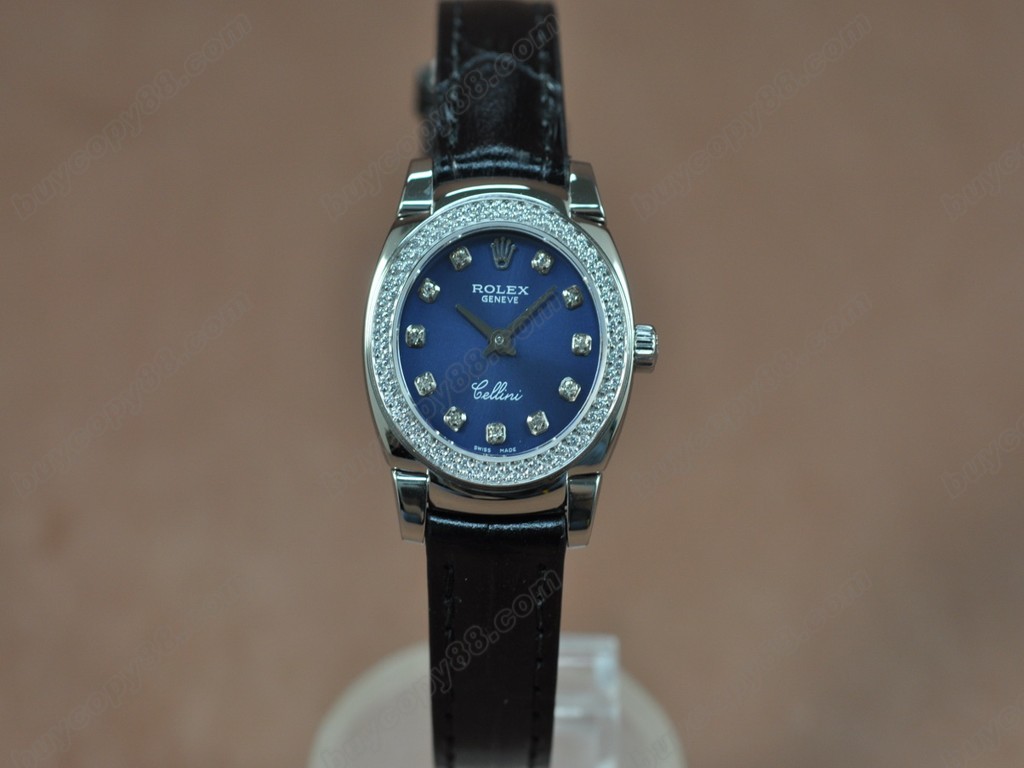 勞力士【女性用】Cellini 26mm SS/LE Diam Bel Ronda 762石英機芯搭載0