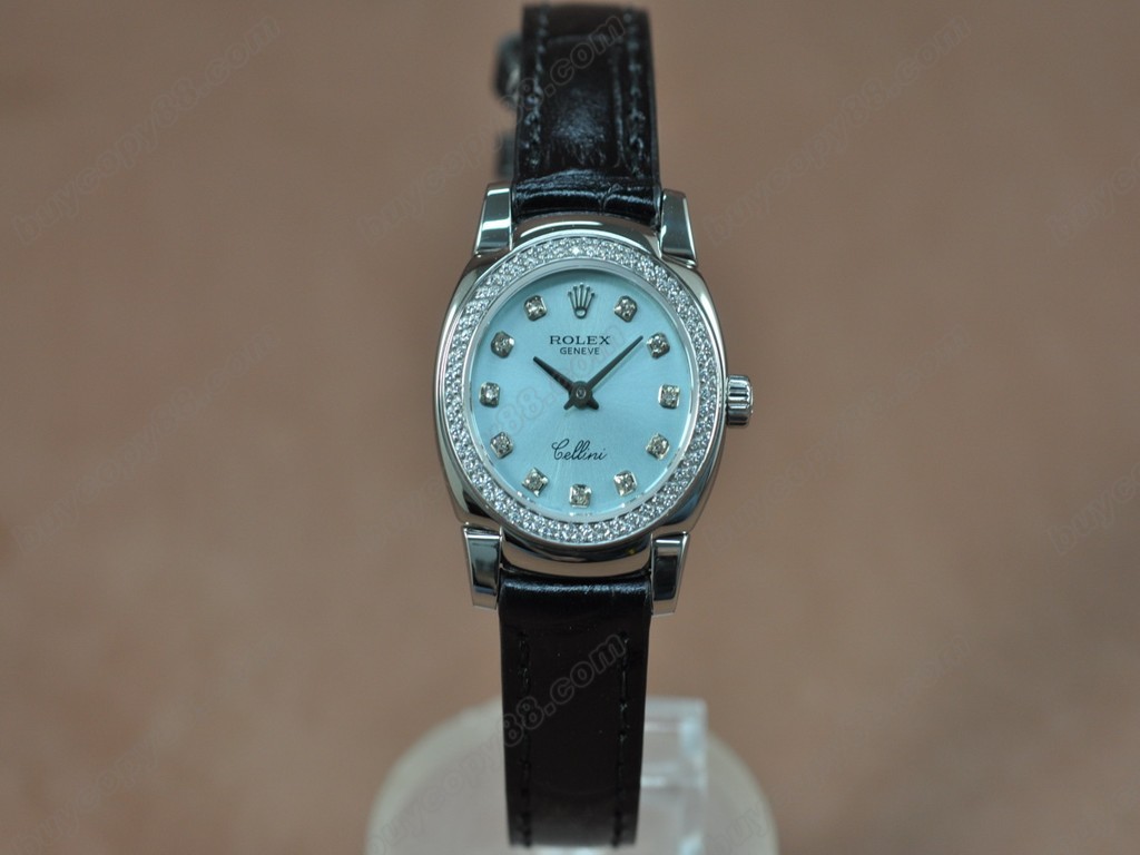 勞力士【女性用】Cellini 26mm SS/LE Diam Bel Ronda 762石英機芯搭載7