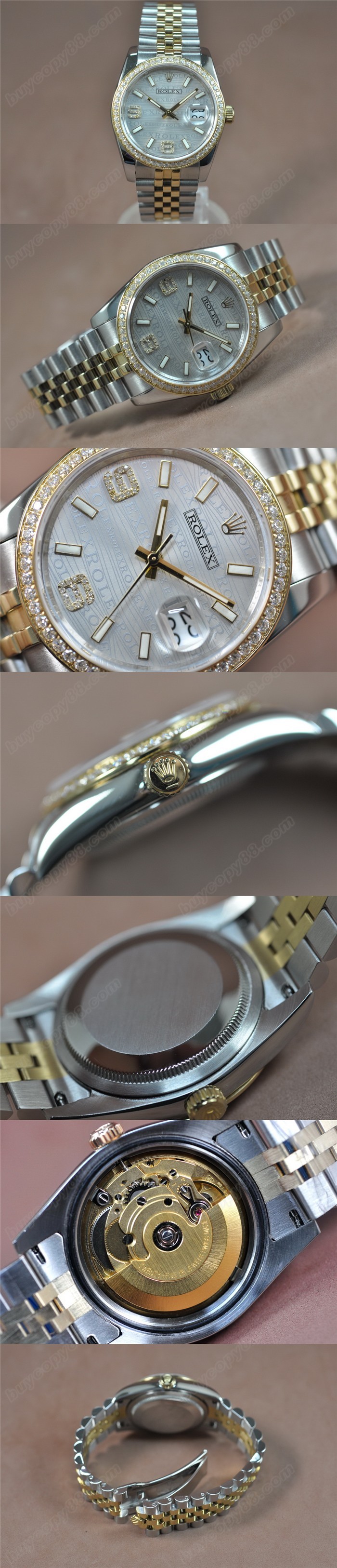 勞力士 DateJust 36mm TT A-2836-2 自動機芯搭載0