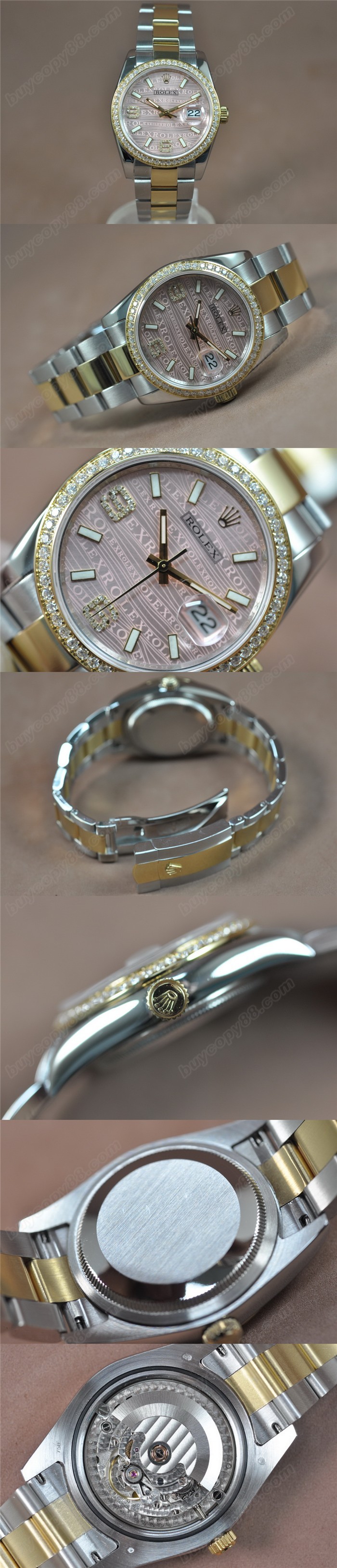 勞力士 DateJust 36mm TT A-2836-2 自動機芯搭載0