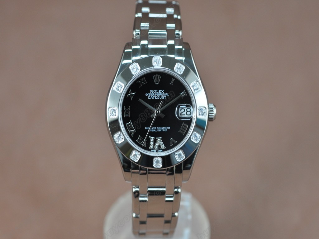 勞力士【女性用】DateJust Mid 34mm SS/SS White Dial A-2836-2自動機芯搭載0