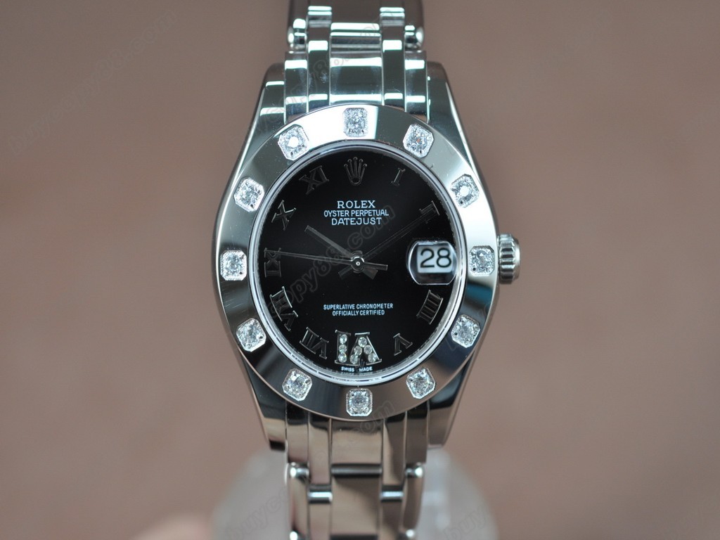 勞力士【女性用】DateJust Mid 34mm SS/SS White Dial A-2836-2自動機芯搭載1