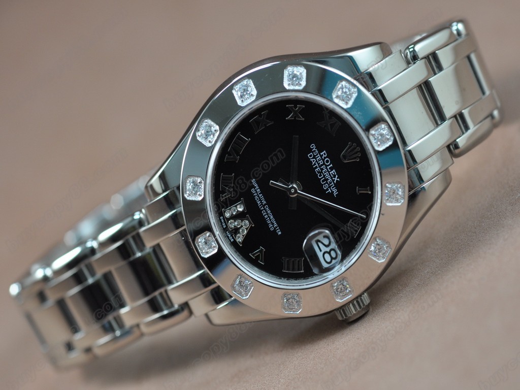 勞力士【女性用】DateJust Mid 34mm SS/SS White Dial A-2836-2自動機芯搭載2