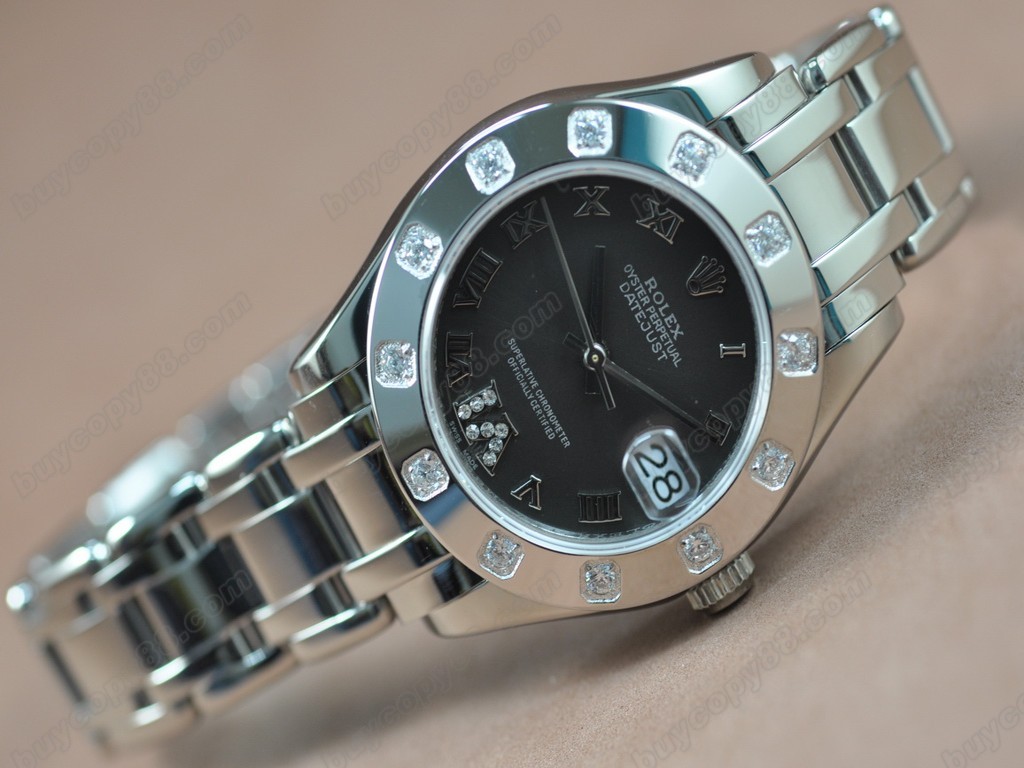 勞力士【女性用】DateJust Mid 34mm SS/SS White Dial A-2836-2 自動機芯搭載5