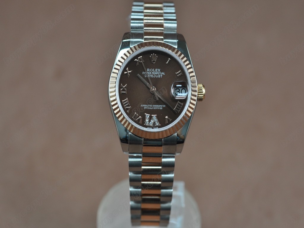 勞力士【男性用】 DateJust 36mm TT White Dial A-2836-2 自動機芯搭載1