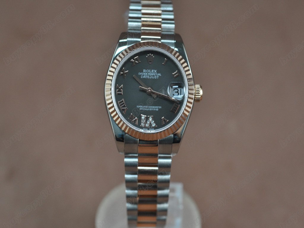 勞力士【男性用】 DateJust 36mm TT White Dial A-2836-2 自動機芯搭載0