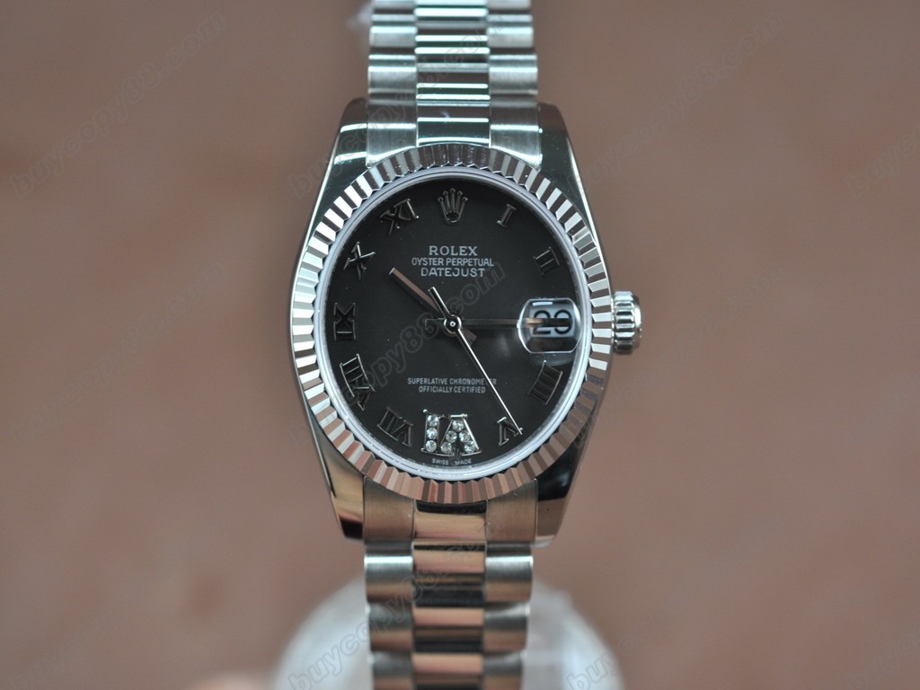 勞力士【男性用】 DateJust 36mm SS/SS White Dial A-2836-2 自動機芯搭載1