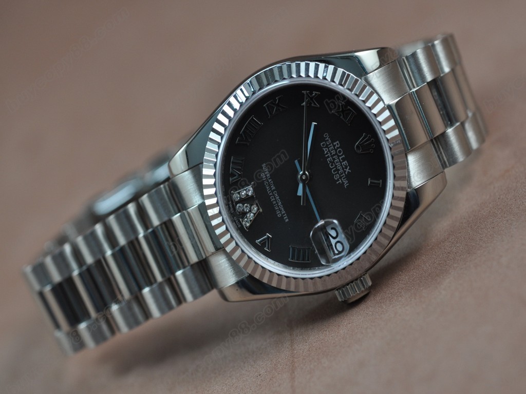 勞力士【男性用】 DateJust 36mm SS/SS White Dial A-2836-2 自動機芯搭載2