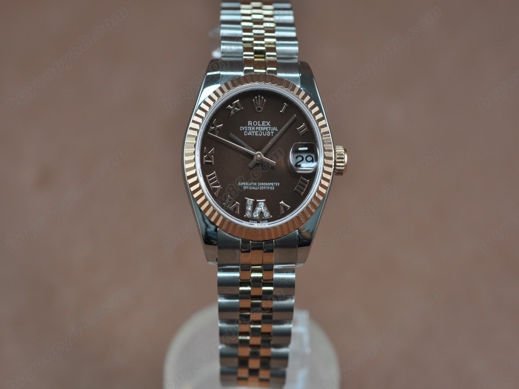 勞力士【男性用】 DateJust 36mm TT White Dial A-2836-2 自動機芯搭載0