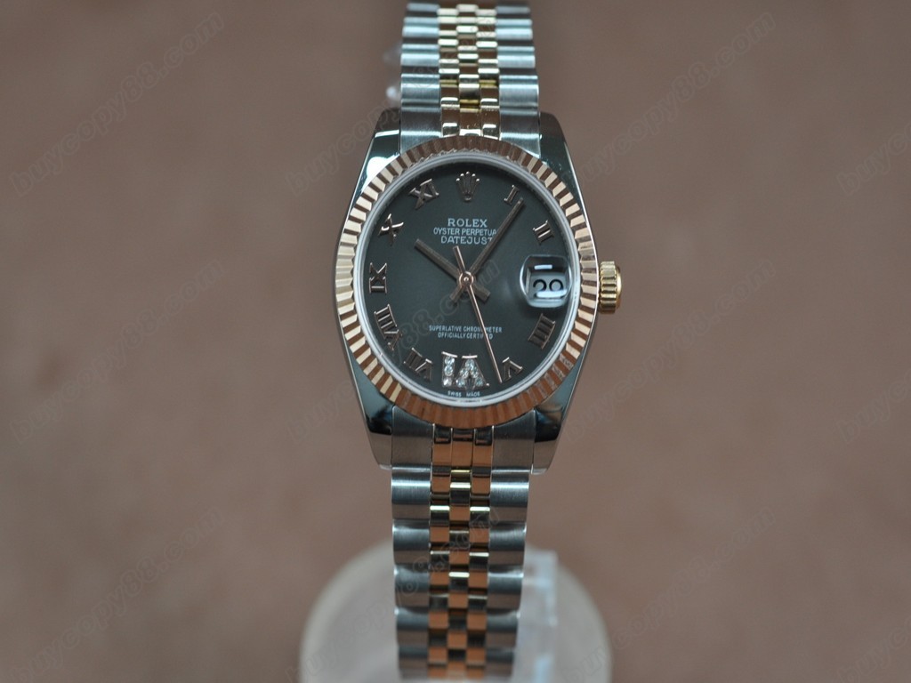 勞力士【男性用】DateJust 36mm TT White Dial A-2836-2 自動機芯搭載0