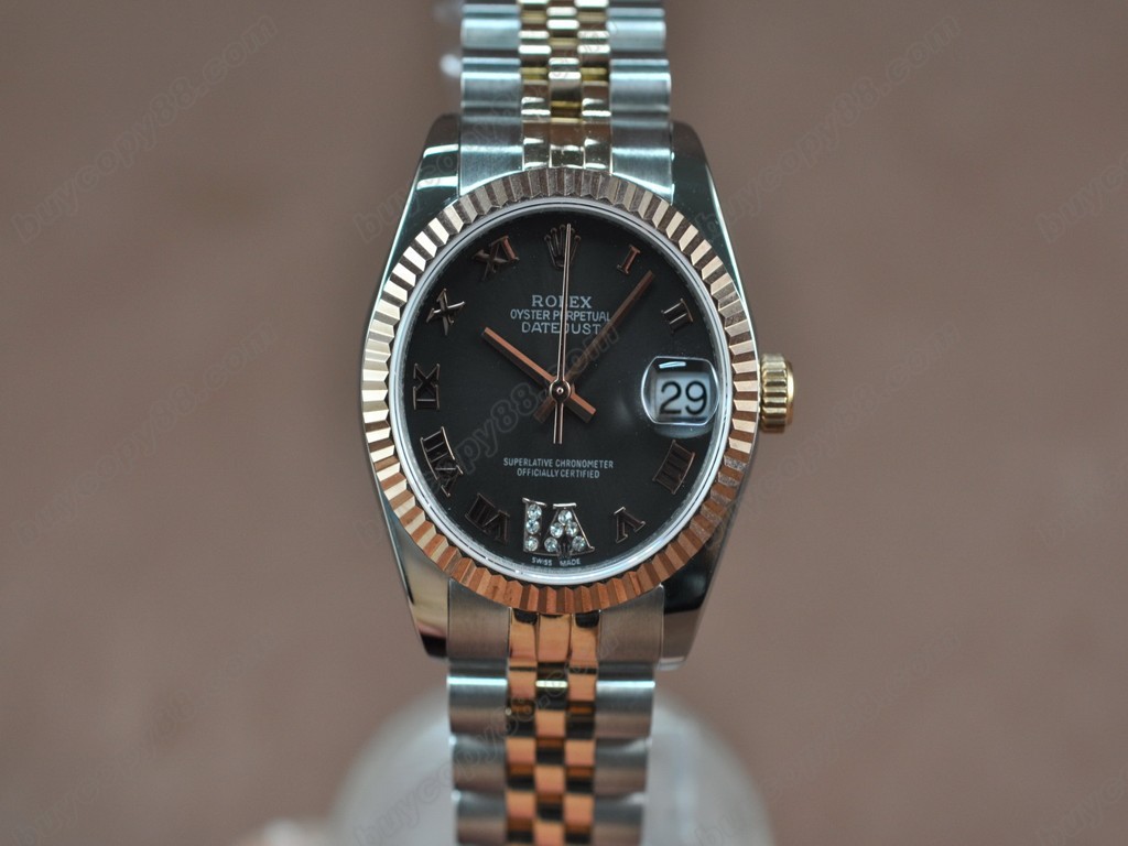 勞力士【男性用】DateJust 36mm TT White Dial A-2836-2 自動機芯搭載1