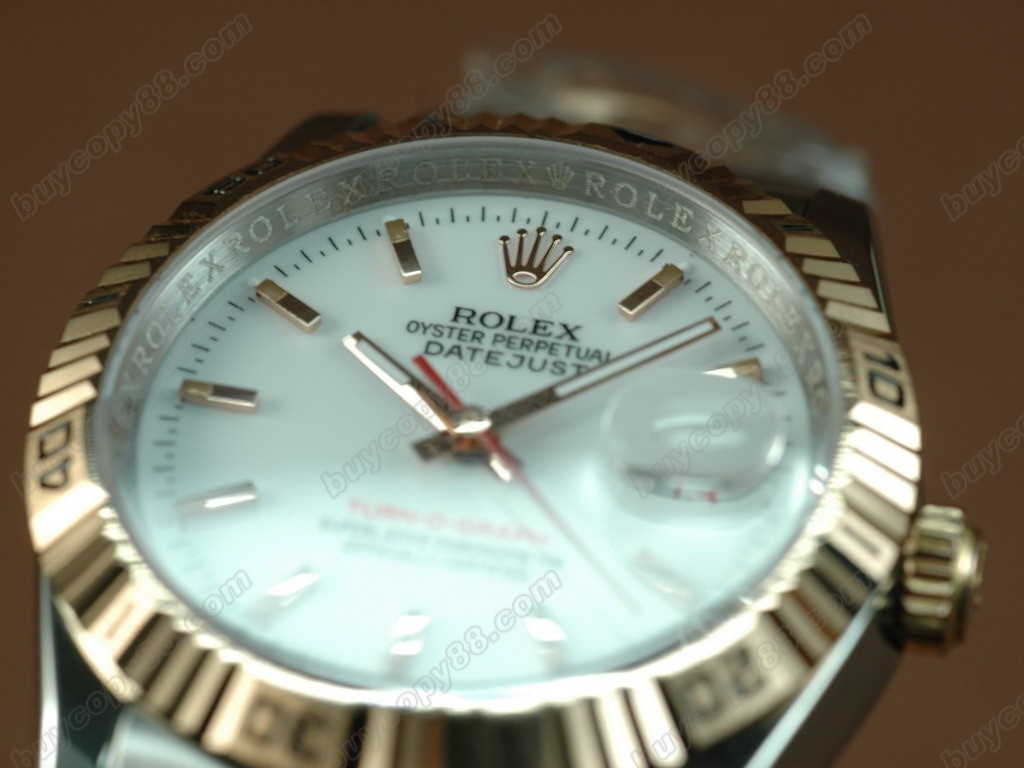 勞力士【女性用】DateJust 36mm TT White Dial A-2836-2 自動機芯搭載1