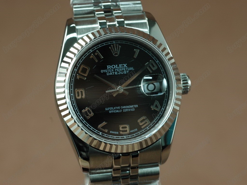 勞力士【男性用】 DateJust 36mm SS/SS White Dial A-2836-2自動機芯搭載1