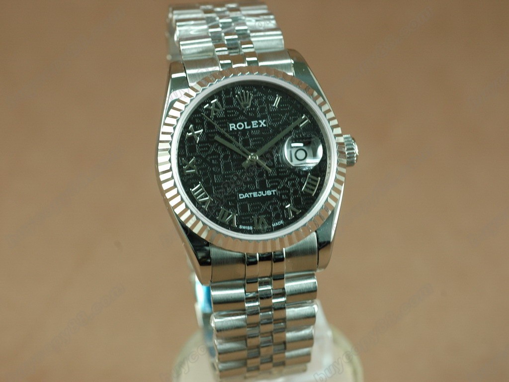 勞力士【男性用】DateJust 36mm SS/SS White Dial A-2836-2自動機芯搭載 0