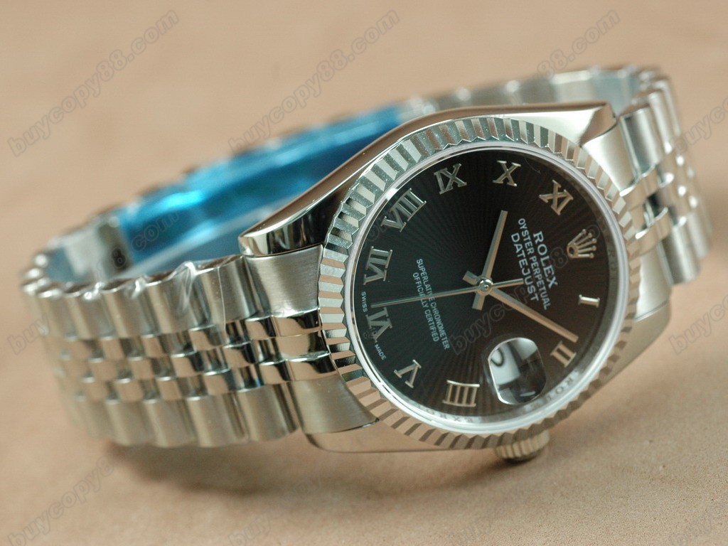 勞力士【男性用】DateJust 36mm SS/SS White Dial A-2836-2自動機芯搭載 2