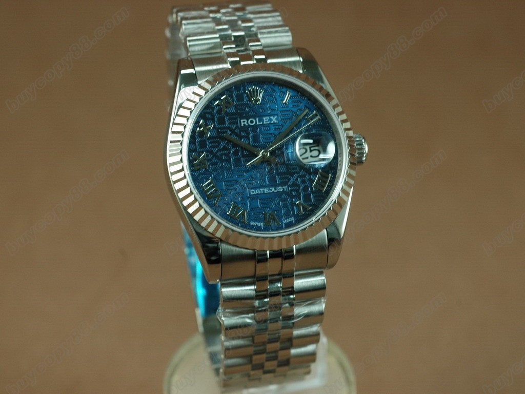 勞力士【男性用】DateJust 36mm SS/SS White Dial A-2836-2自動機芯搭載 0