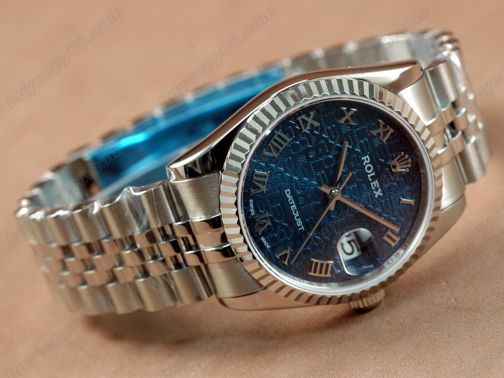 勞力士【男性用】DateJust 36mm SS/SS White Dial A-2836-2自動機芯搭載 2