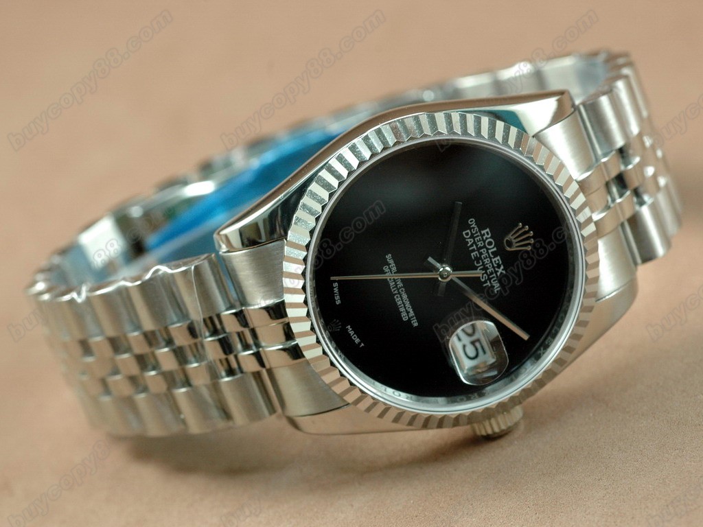 勞力士【男性用】 DateJust 36mm SS/SS White Dial A-2836-2自動機芯搭載2