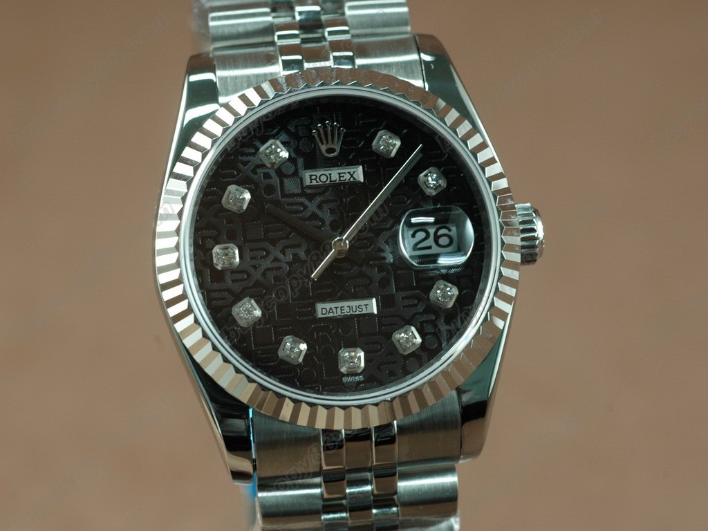 勞力士【男性用】DateJust 36mm SS/SS White Dial A-2836-2 自動機芯搭載2