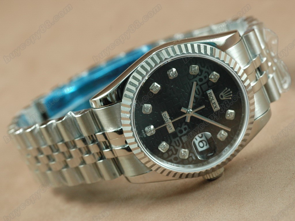 勞力士【男性用】DateJust 36mm SS/SS White Dial A-2836-2 自動機芯搭載1