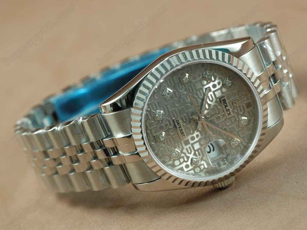 勞力士【男性用】DateJust 36mm SS/SS White Dial A-2836-2 自動機芯搭載1