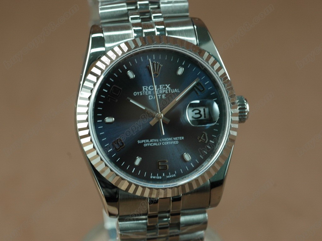 勞力士【男性用】 DateJust 36mm SS/SS White Dial A-2836-2自動機芯搭載1