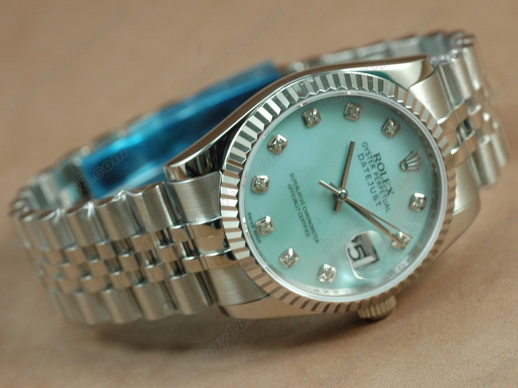 勞力士【男性用】 DateJust 36mm SS/SS White Dial A-2836-2 自動機芯搭載2