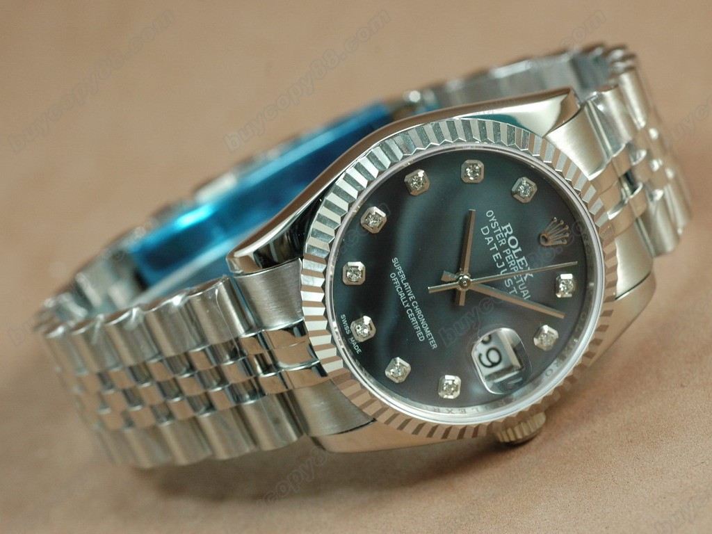 勞力士【男性用】 DateJust 36mm SS/SS White Dial A-2836-2 自動機芯搭載2