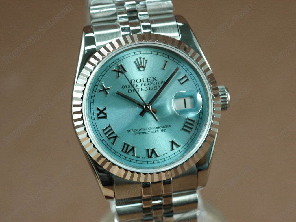 勞力士【男性用】 DateJust 36mm SS/SS White Dial A-2836-2 自動機芯搭載3