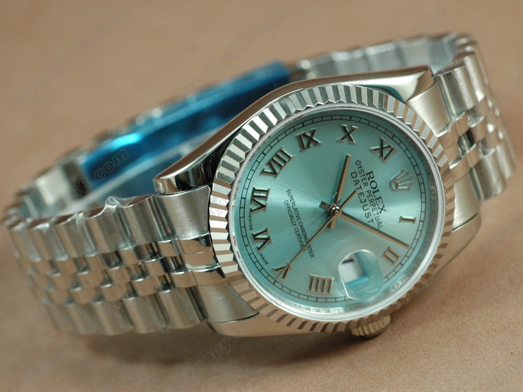 勞力士【男性用】 DateJust 36mm SS/SS White Dial A-2836-2 自動機芯搭載0