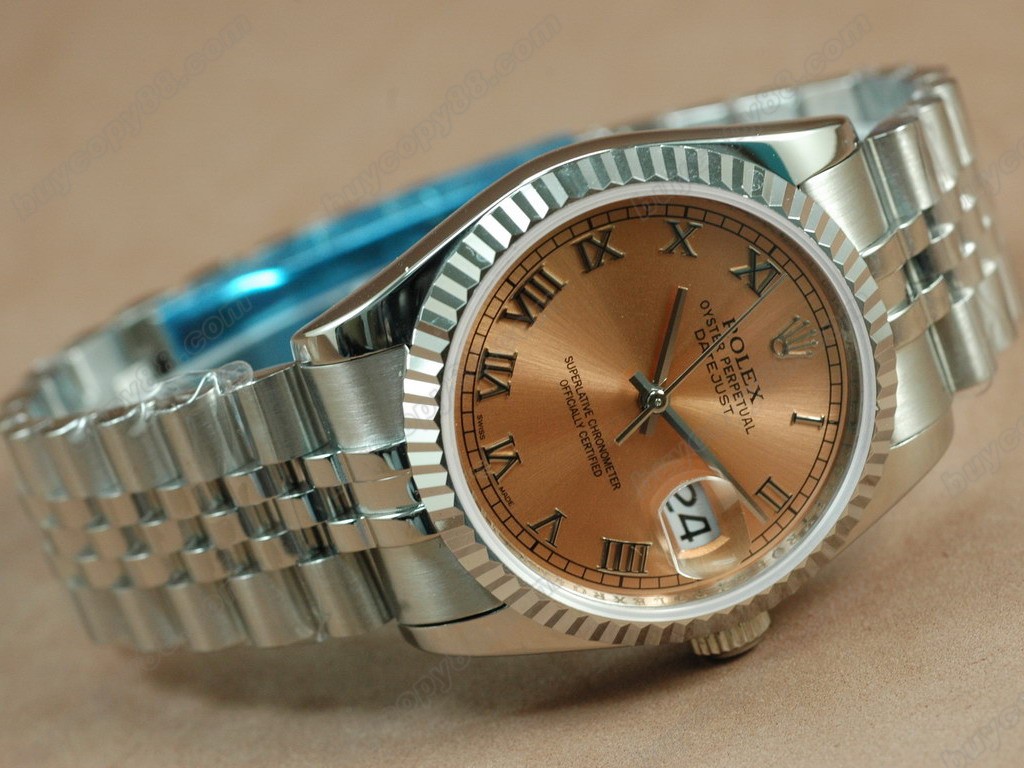 勞力士【男性用】 DateJust 36mm SS/SS White Dial A-2836-2 自動機芯搭載2