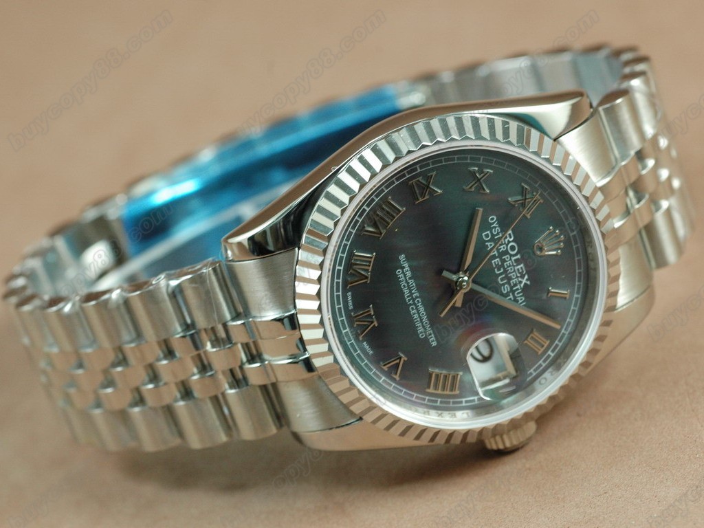 勞力士【男性用】DateJust 36mm SS/SS White Dial A-2836-2 自動機芯搭載2