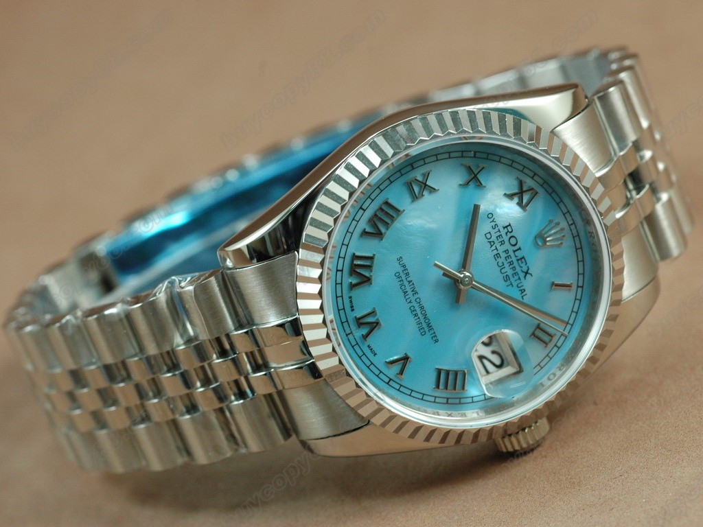 勞力士【男性用】 DateJust 36mm SS/SS White Dial A-2836-2 自動機芯搭載3