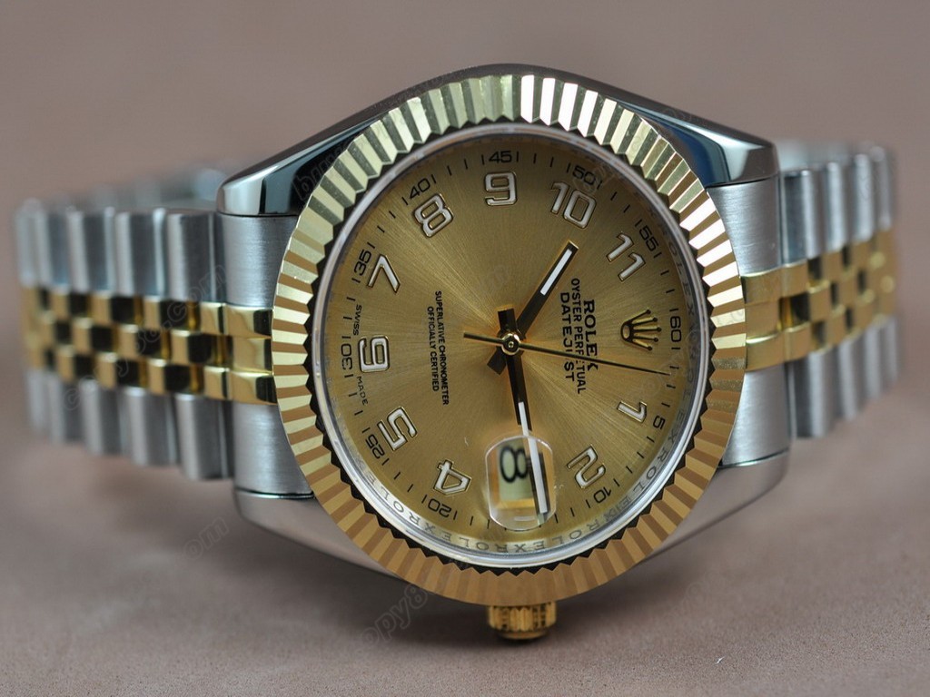 勞力士【男性用】 DateJust 41mm TT White Dial A-2836-2 自動機芯搭載2