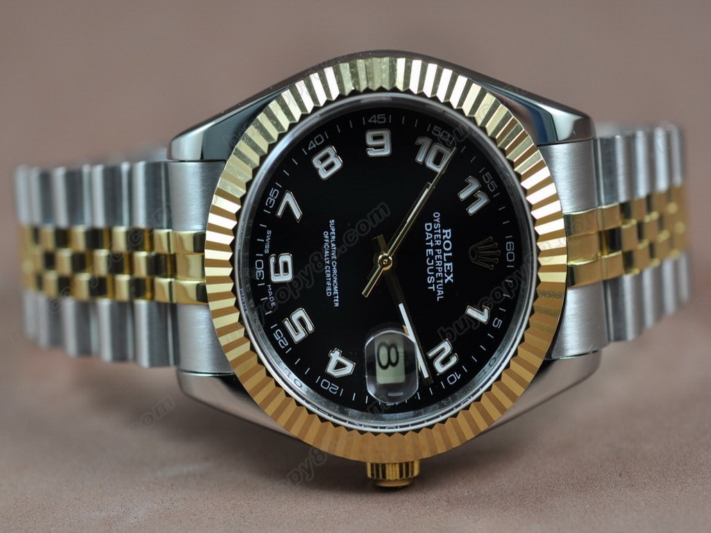 勞力士【男性用】 DateJust 41mm TT White Dial A-2836-2自動機芯搭載2