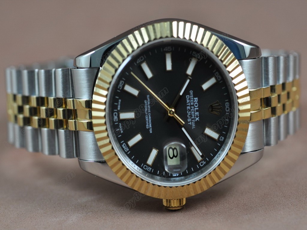 勞力士【男性用】DateJust 41mm TT White Dial A-2836-2 自動機芯搭載1