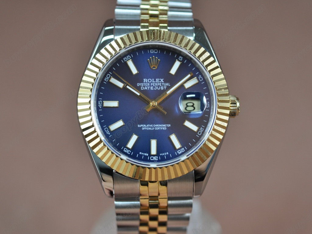 勞力士【男性用】 DateJust 41mm TT White Dial A-2836-2 自動機芯搭載0