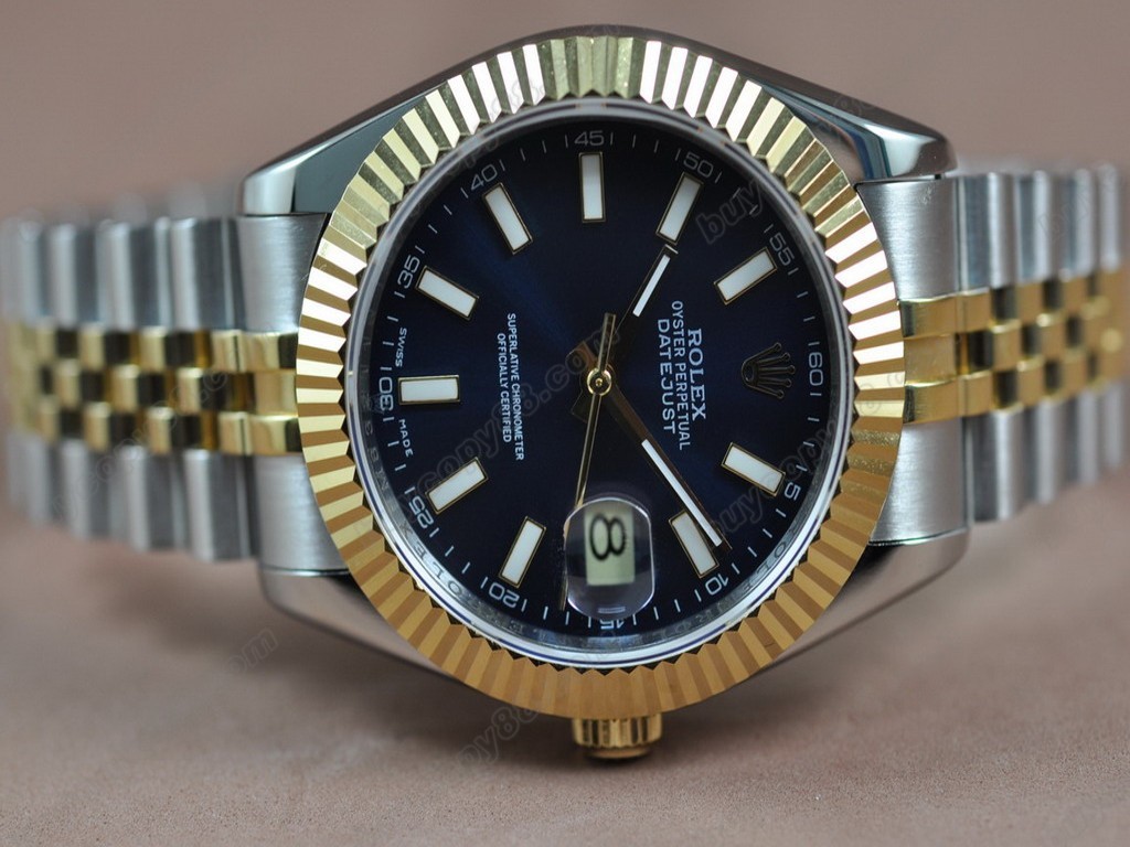 勞力士【男性用】 DateJust 41mm TT White Dial A-2836-2 自動機芯搭載1