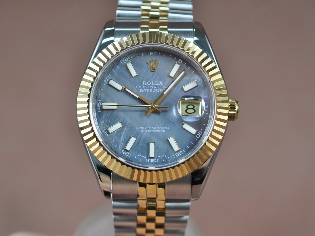 勞力士【男性用】DateJust 36mm TT White Dial A-2836-2 自動機芯5