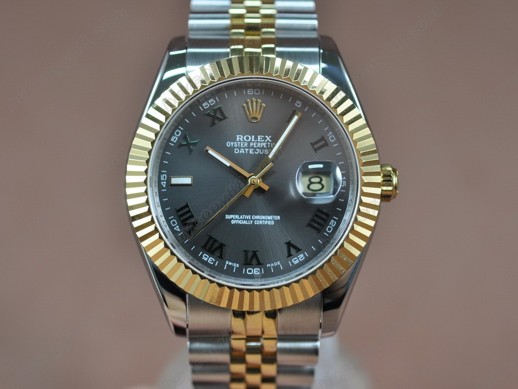 勞力士【男性用】DateJust 36mm TT White Dial A-2836-2 自動機芯0