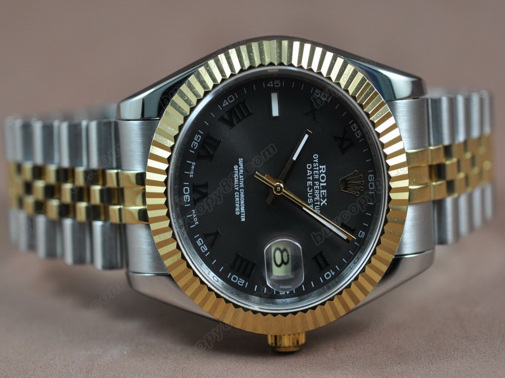 勞力士【男性用】DateJust 36mm TT White Dial A-2836-2 自動機芯2