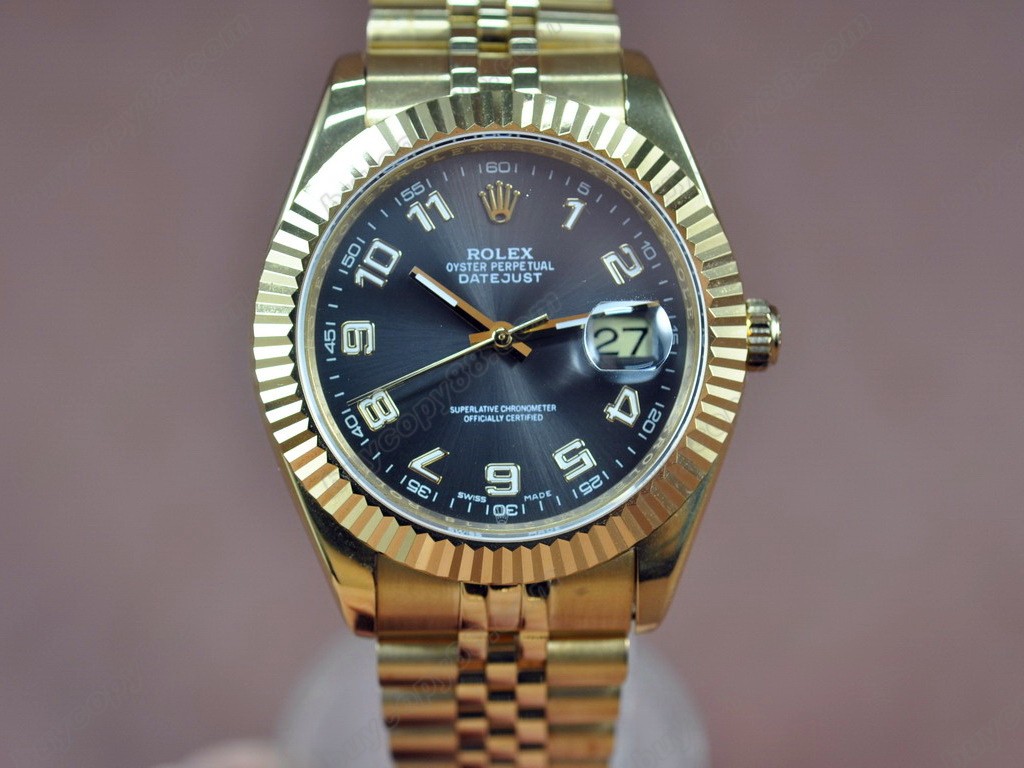 勞力士【男性用】DateJust 36mm TT White Dial A-2836-2 自動機芯0