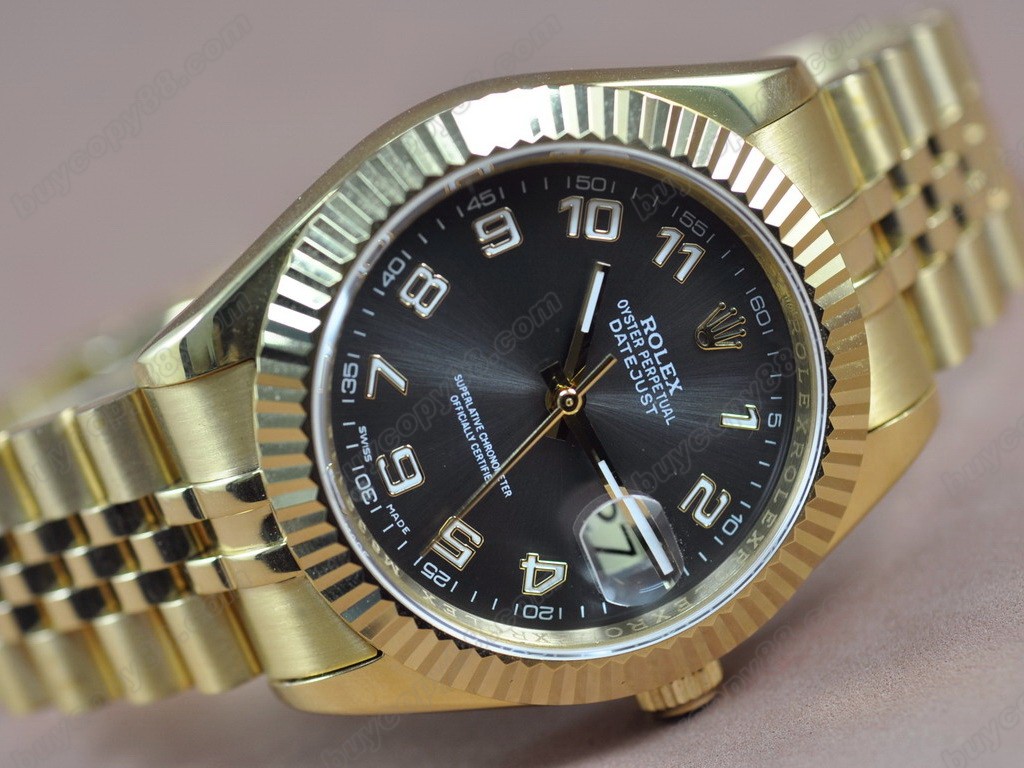 勞力士【男性用】DateJust 36mm TT White Dial A-2836-2 自動機芯2