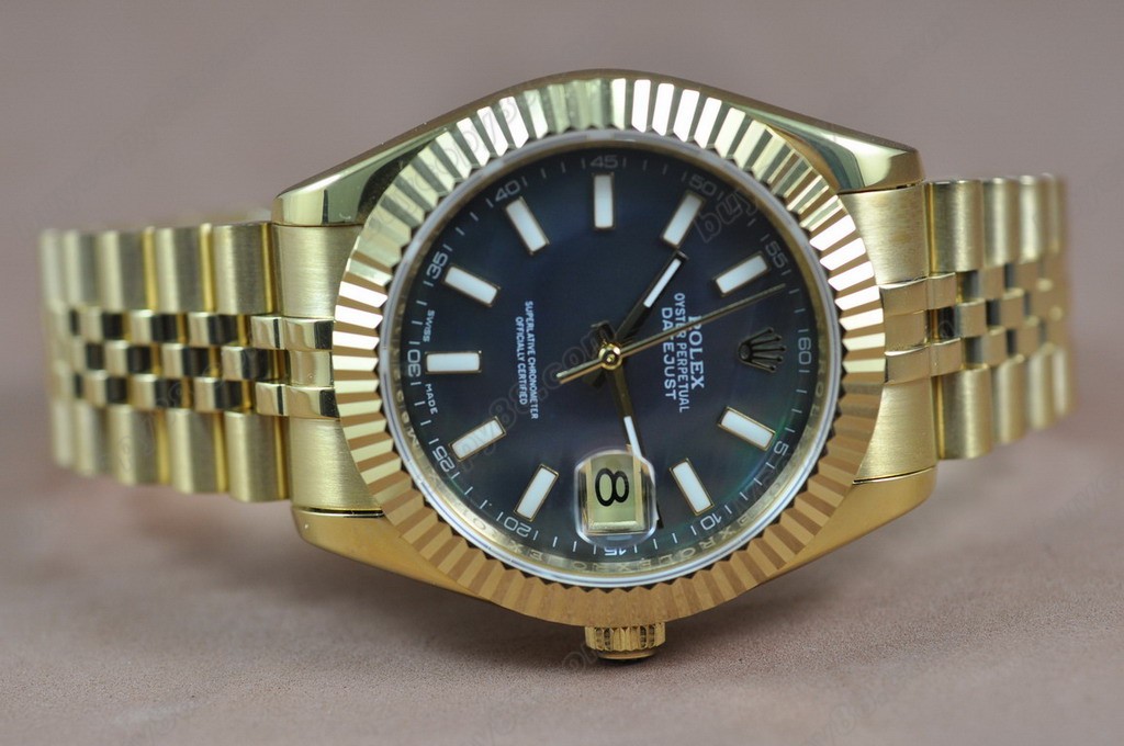 勞力士【男性用】DateJust 41mm Full YG White Dial A-2836-2 自動機芯搭載1