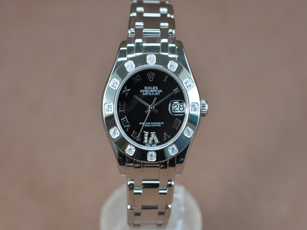 勞力士【女性用】 DateJust Mid 34mm SS/SS White Dial A-2836-2 自動機芯搭載7