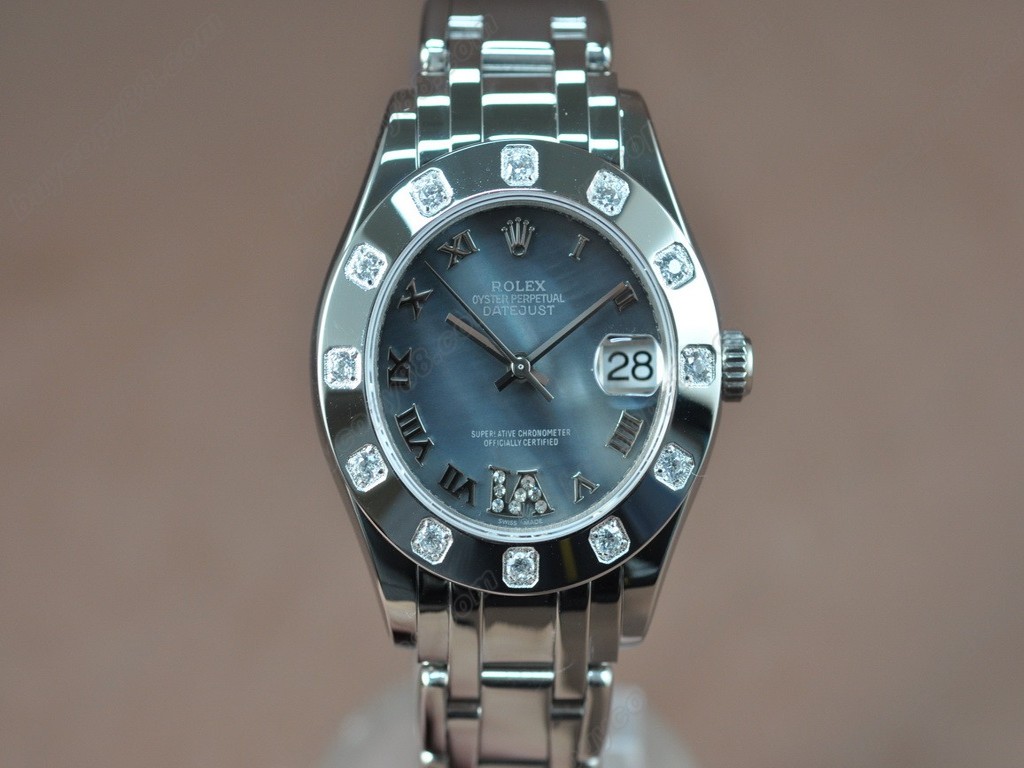 勞力士【女性用】 DateJust Mid 34mm SS/SS White Dial A-2836-2 自動機芯搭載1