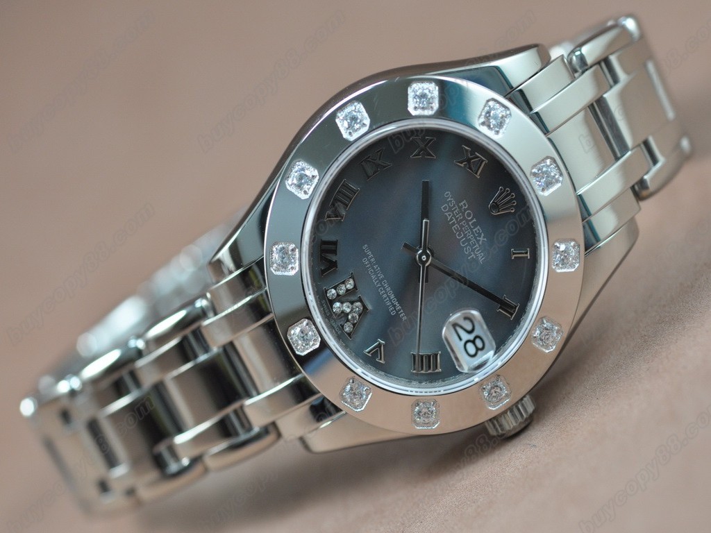 勞力士【女性用】 DateJust Mid 34mm SS/SS White Dial A-2836-2 自動機芯搭載3